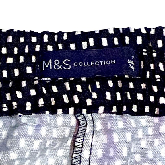 M&S Marks Spencer Pants Womens 12R Joggers Harem High Rise Elastic Waist Y2K - Picture 14 of 15